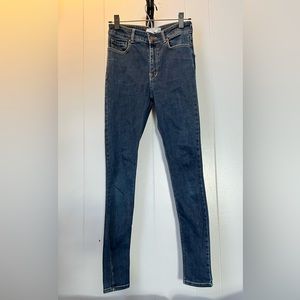 MANGO Soho Skinny High Waist Blue Jeans Size 4